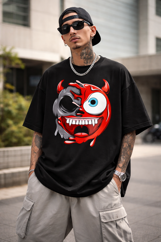 Oversized Classy T-Shirt-Emoji Edition