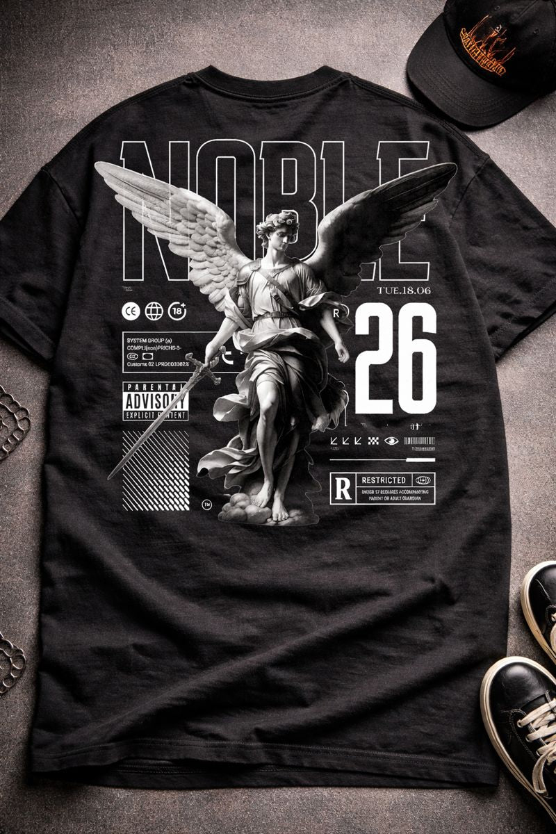 Unisex Oversized Backprint T-Shirt- AFTERLUXE